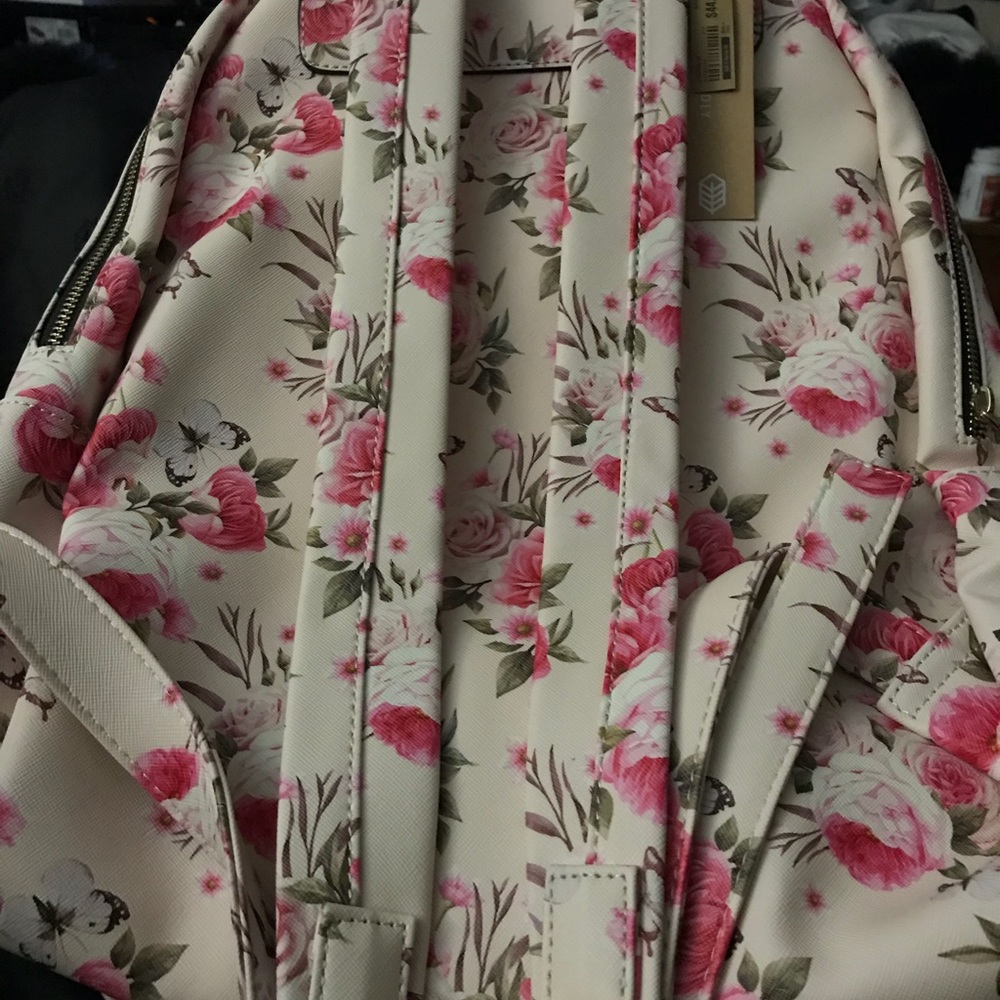 Etroerni-34 Pink floral chic backpack